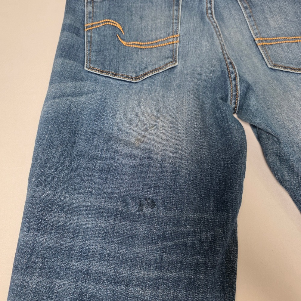 Signature by Levi Strauss Jeans Womens 6‎ Blue High Rise Slim Crop Distressed - Picture 14 of 16